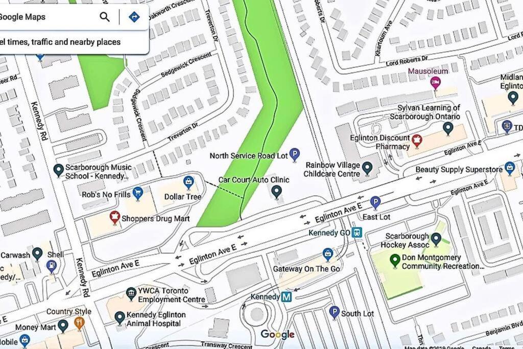 Spacious Mbr Near Kennedy Subway & Go Торонто Экстерьер фото